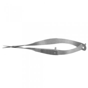 Gills-Vannas Capsulotomy Scissor Straight - Sharp Tips Stainless Steel, 8 cm - 3 1/4 Blade Size 7 mm